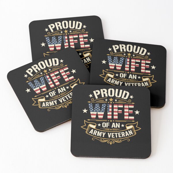Item preview, Proud Wife Of An Army Veteran Military Spouse Patriotism designed and sold by winterroseaa.