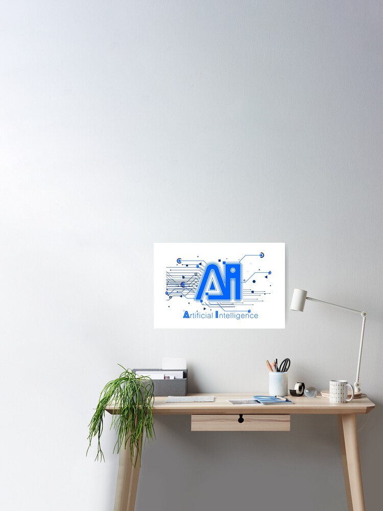 Artificial Intelligence Ai Ml Machine Learning Dl Big Data Science Dl Poster By Adriancryp Redbubble