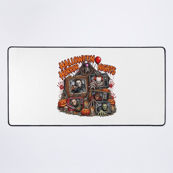 Item preview, Halloween Horror Nights Icons Emerging From Vintage TVs Graphic designed and sold by dartoffofo⭐⭐⭐⭐⭐.