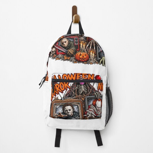 Item preview, Halloween Horror Nights Icons Emerging From Vintage TVs Graphic designed and sold by dartoffofo⭐⭐⭐⭐⭐.