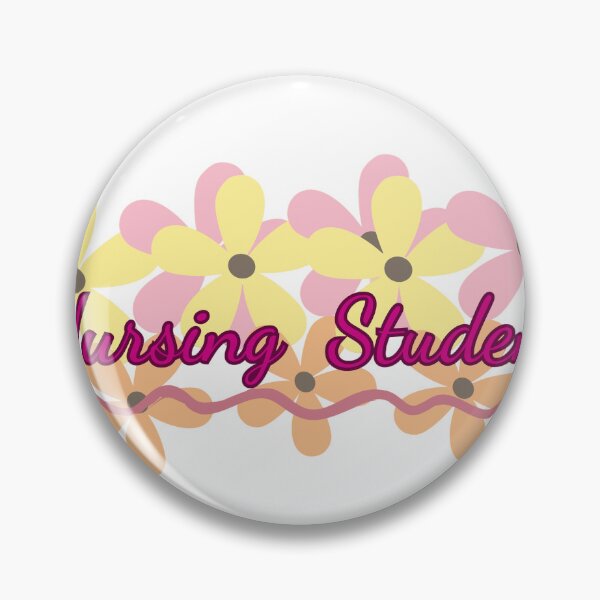 Item preview, Retro Floral Nursing Student Design designed and sold by SoukaArtStore.