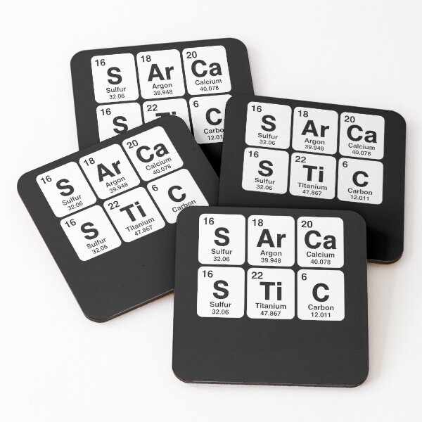 Item preview, Sarcastic Periodic Table Elements Chemistry Science Humor designed and sold by winterroseaa.
