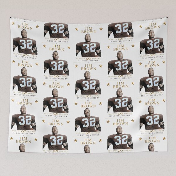 Item preview, In-Loving-Memory-Of-Jim-Brown-32 designed and sold by MeanMachine603.