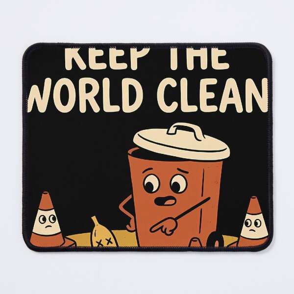 Item preview, Retro Keep the World Clean Go to the Bin designed and sold by OwenFuhrman.