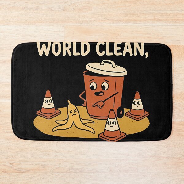 Item preview, Retro Keep the World Clean Go to the Bin designed and sold by OwenFuhrman.