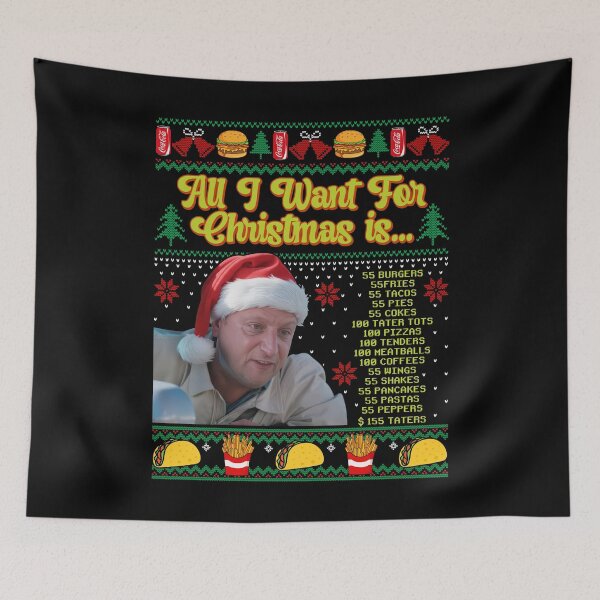 Item preview, 55 Burgers 55 Fries Ugly Christmas Tim Robinson designed and sold by Regainbara.