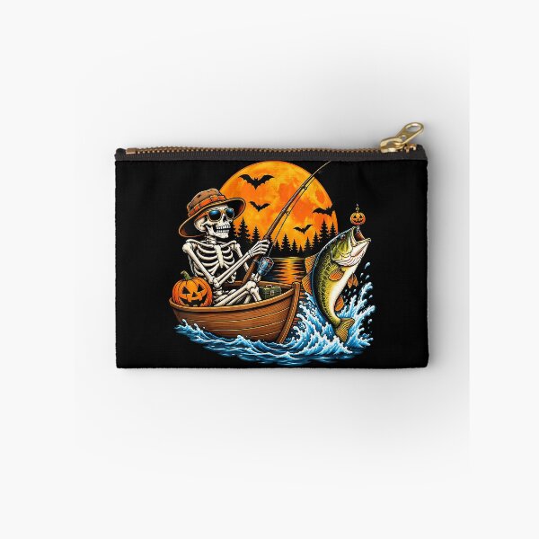 Item preview, Halloween Skeleton Fishing Largemouth Bass designed and sold by VioletNance.