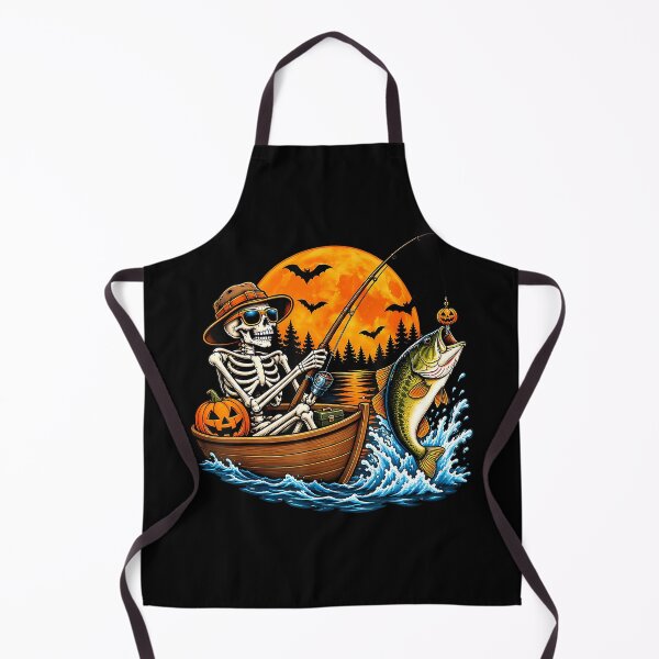 Item preview, Halloween Skeleton Fishing Largemouth Bass designed and sold by VioletNance.