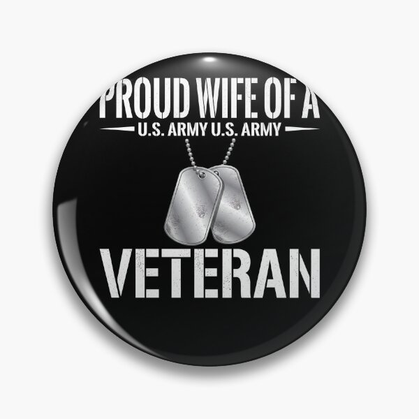Item preview, Proud Wife Of A U.S. Army U.S. Army Veteran Military Spouse designed and sold by winterroseaa.