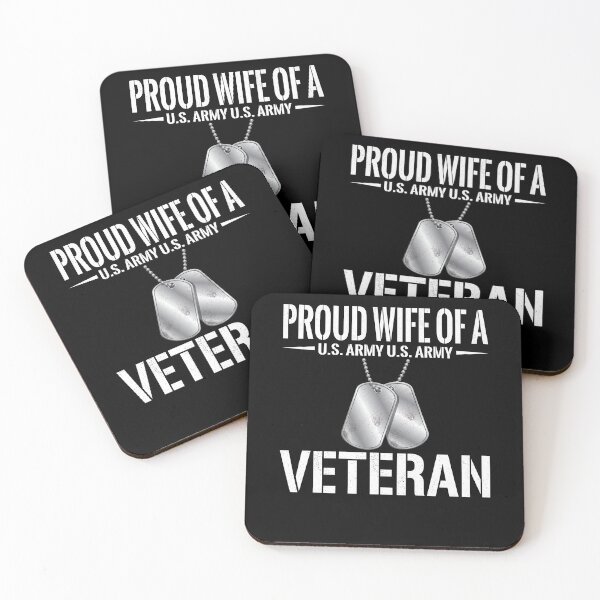 Item preview, Proud Wife Of A U.S. Army U.S. Army Veteran Military Spouse designed and sold by winterroseaa.
