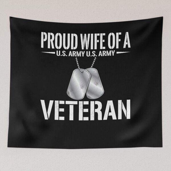 Item preview, Proud Wife Of A U.S. Army U.S. Army Veteran Military Spouse designed and sold by winterroseaa.