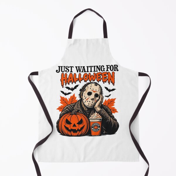 Item preview, Jason-Voorhees Chillin With Pumpkin Spice Latte Halloween Graphic designed and sold by dartoffofo⭐⭐⭐⭐⭐.
