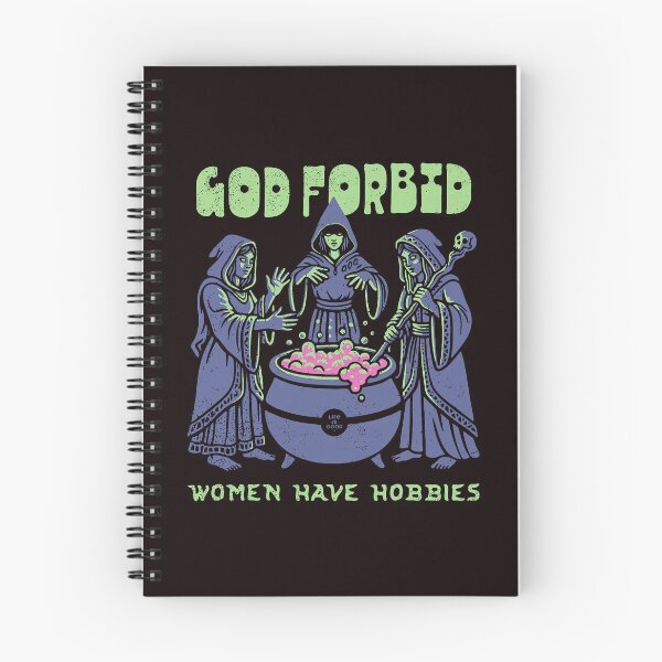 Item preview, God Forbid Women Have Hobbies Witch Feminist Halloween designed and sold by ImeldaSparks.