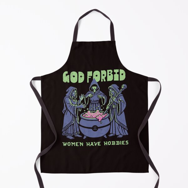 Item preview, God Forbid Women Have Hobbies Witch Feminist Halloween designed and sold by ImeldaSparks.