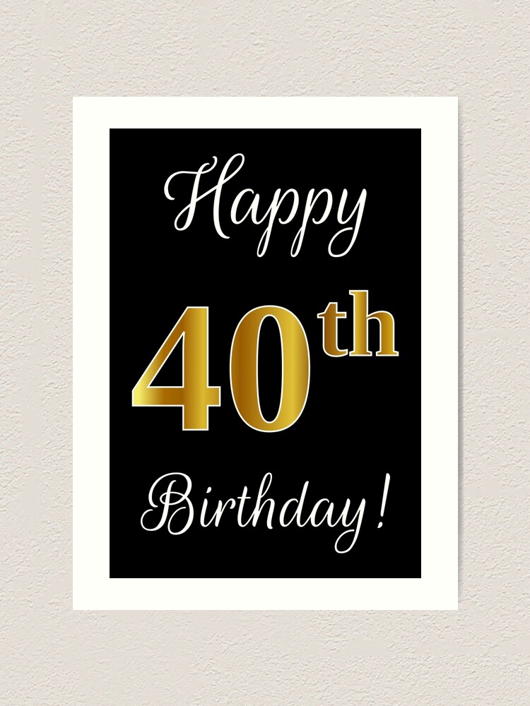 Happy 40Th Birthday Stock Footage ~ Royalty Free Stock Videos | Pond5
