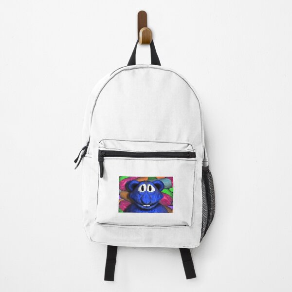 Item preview, Blue Chalk Monster With Bear Ears designed and sold by pedersonceles27.