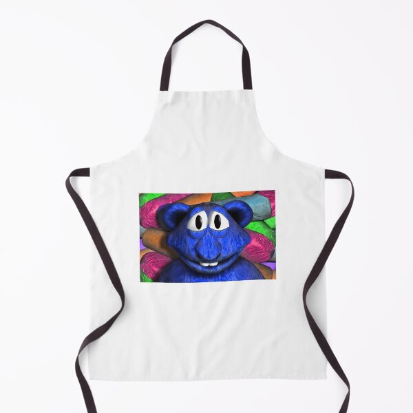 Item preview, Blue Chalk Monster With Bear Ears designed and sold by pedersonceles27.