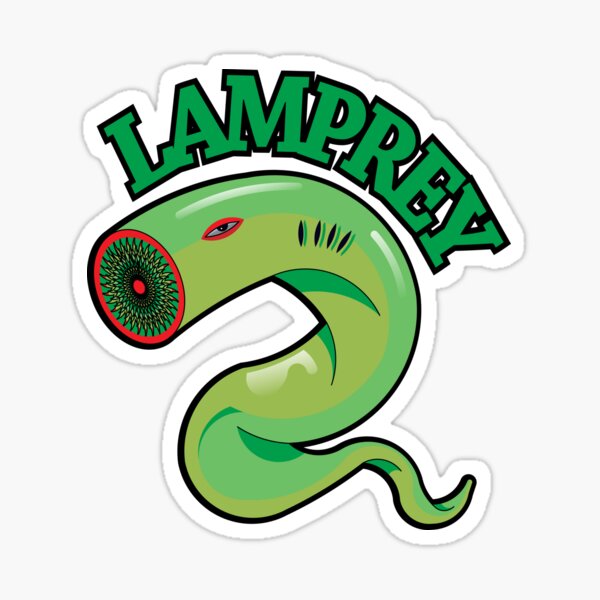 A lamprey Sticker