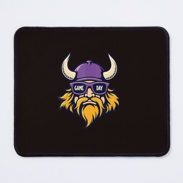 Item preview, Game Day Viking with Horned Helmet and Beard designed and sold by ImeldaSparks.