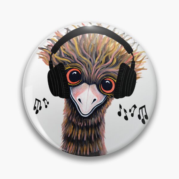 Item preview, Groovy Emu designed and sold by Linda Callaghan.