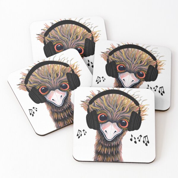 Item preview, Groovy Emu designed and sold by Linda Callaghan.