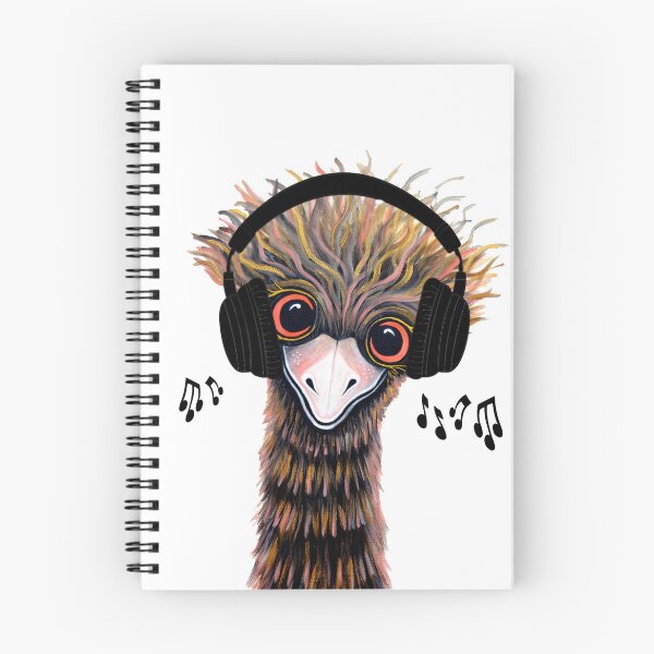 Item preview, Groovy Emu designed and sold by Linda Callaghan.