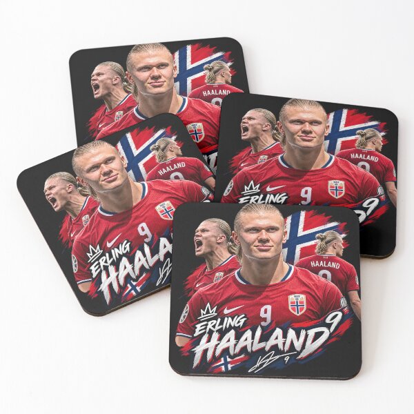 Item preview, Haaland Viking Footballer Sticker | Norwegian Soccer Legend | Erling Haaland Football Art designed and sold by Yourt-shirtyou.