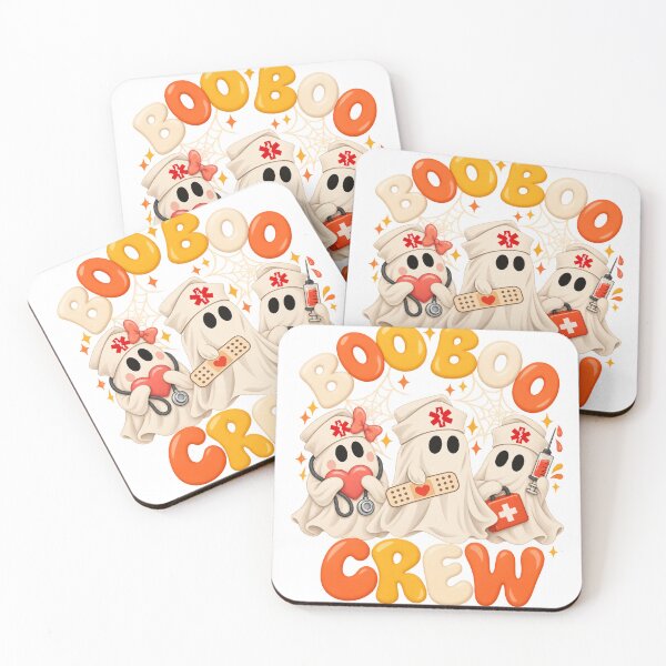 Item preview, Boo Boo Crew Cute Nurse Ghosts designed and sold by KireVeronica.