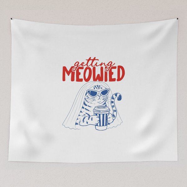 Item preview, Getting Meowied  Funny Cat Bride designed and sold by Niykos570.