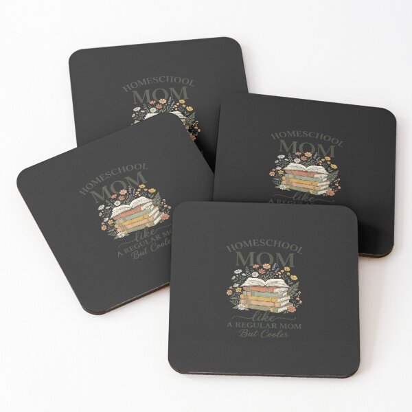 Item preview, Homeschool Mom Like A Regular Mom But Cooler Books Wildflowers designed and sold by abig-eiyana.
