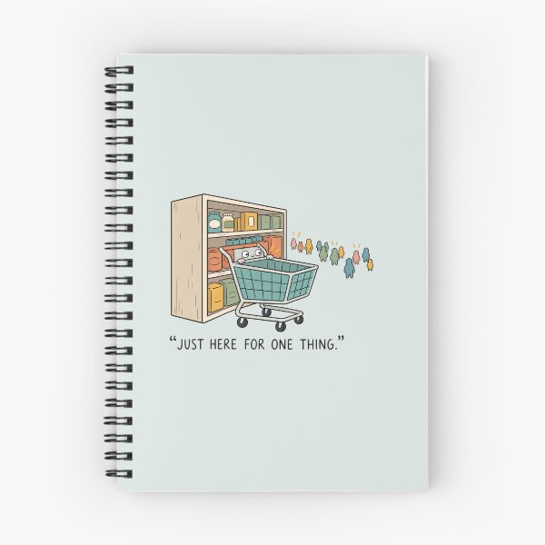 Item preview, Just Here for One Thing | Cute Grocery Shopping Humor designed and sold by MrDev.