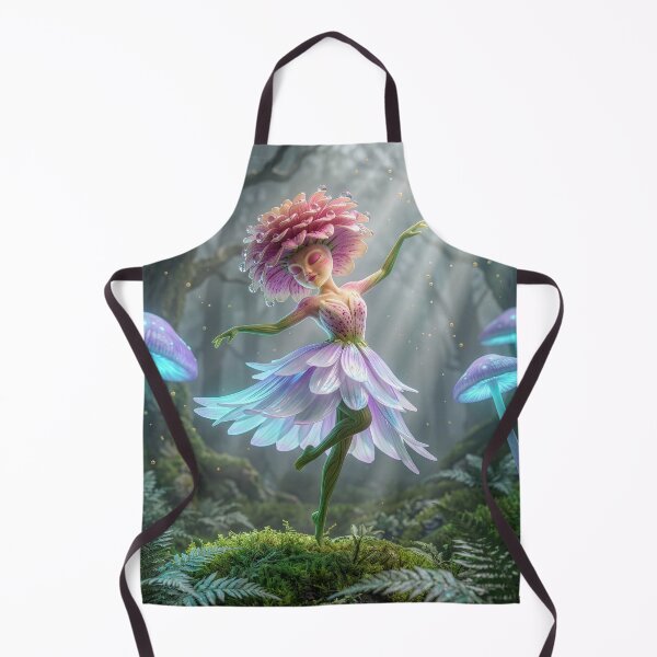 Item preview, Zinnia Flower Nymph Dances in an Enchanted Wood designed and sold by Tridentulus.