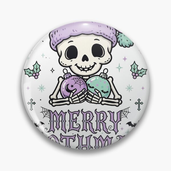 Item preview, Merry Gothmas Shirt — Pastel Goth Christmas Skeleton Tee designed and sold by unthinkabletees.