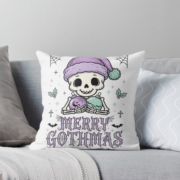 Item preview, Merry Gothmas Shirt — Pastel Goth Christmas Skeleton Tee designed and sold by unthinkabletees.