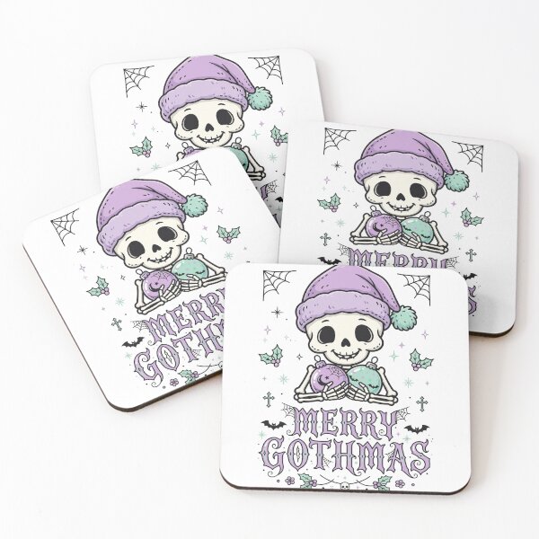 Item preview, Merry Gothmas Shirt — Pastel Goth Christmas Skeleton Tee designed and sold by unthinkabletees.
