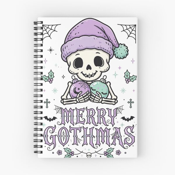 Item preview, Merry Gothmas Shirt — Pastel Goth Christmas Skeleton Tee designed and sold by unthinkabletees.