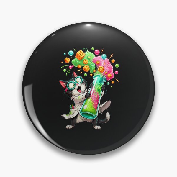 Item preview, Mad Scientist Cat Chemistry Explosive Experiment Science Teacher designed and sold by abig-eiyana.