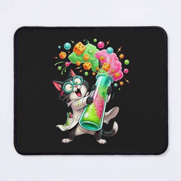 Item preview, Mad Scientist Cat Chemistry Explosive Experiment Science Teacher designed and sold by abig-eiyana.