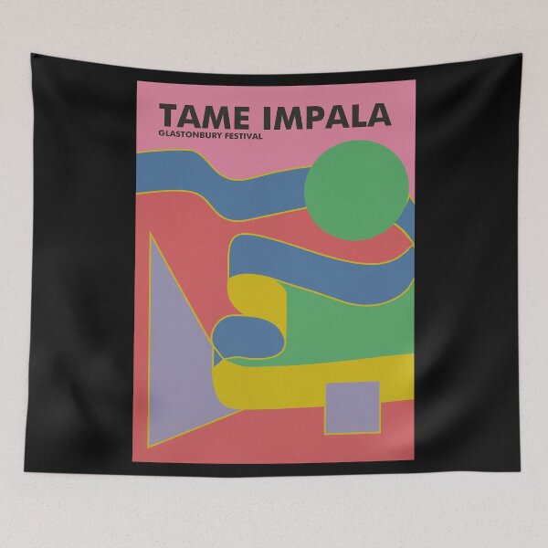 Item preview, Psychedelic Glastonbury Festival Retro Abstract designed and sold by samelgogu0.