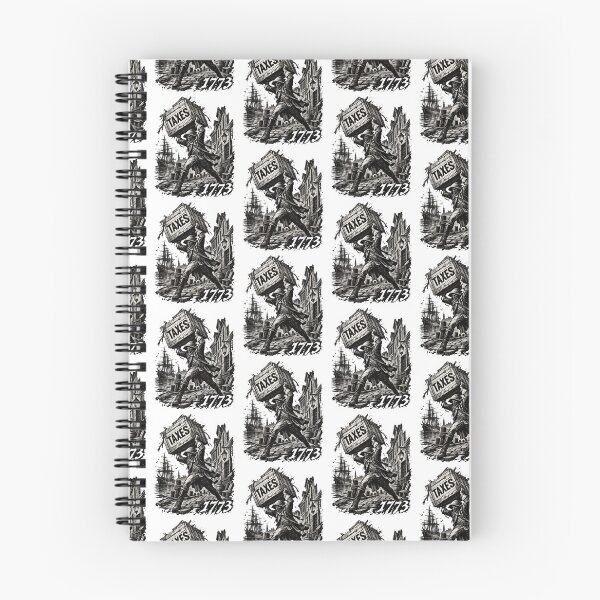 Item preview, Boston Tea Party 1773 Throw Taxes Street Art Stencil Design designed and sold by KippyMcCall.