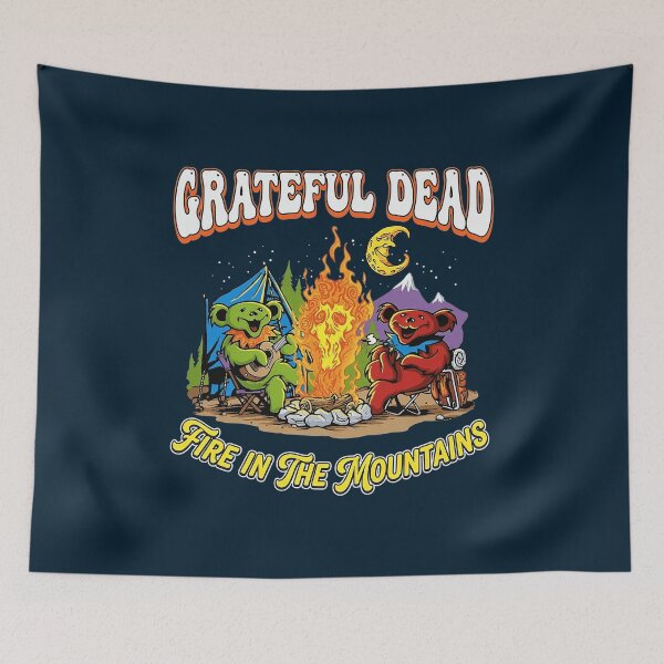 Item preview, Grateful Dead Fire in the Mountains Bears designed and sold by DasDirkDesign.