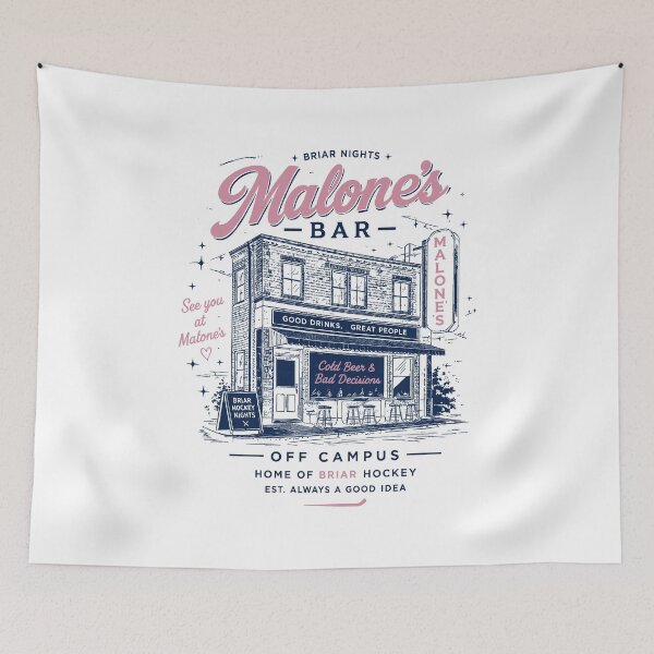 Item preview, Briar Hockey Malone’s Bar Off Campus designed and sold by ArtbySunRaeer.