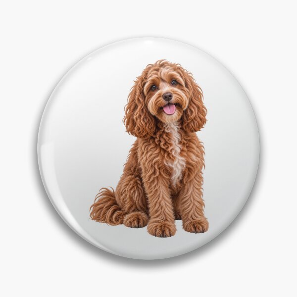 Item preview, Cavoodle Dog Brown Ruby designed and sold by BackgroundND.