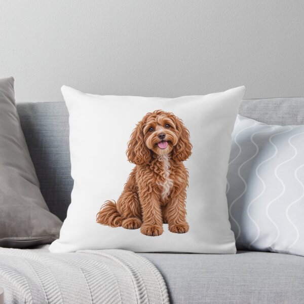 Item preview, Cavoodle Dog Brown Ruby designed and sold by BackgroundND.