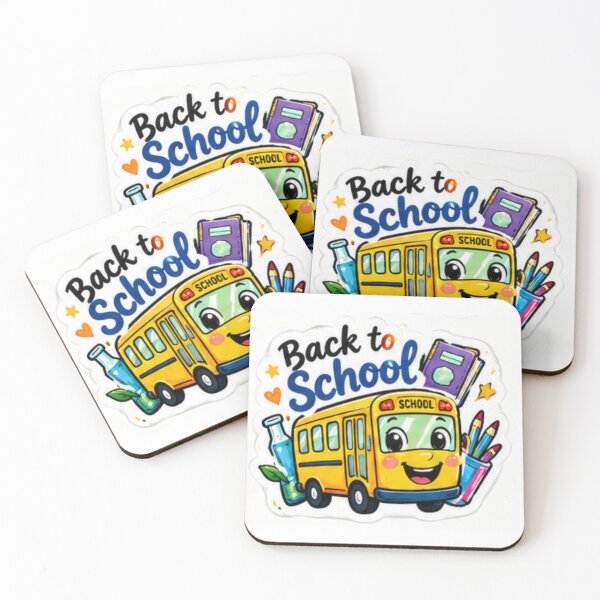 Item preview, Cute Back to School Bus Learning Design designed and sold by LearnFunStore.