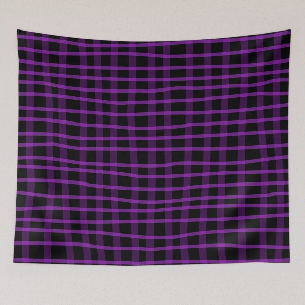 Item preview, Black and Purple Organic Squares Pattern | Dark Minimal Alt Aesthetic with purple | Dark Feminine Y2K with purple designed and sold by dfly-creations.