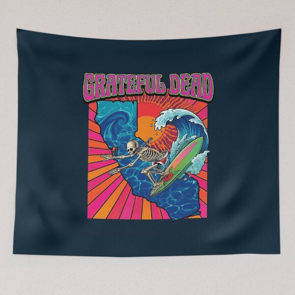 Item preview, Grateful Dead Wave Guitar Poster designed and sold by DasDirkDesign.
