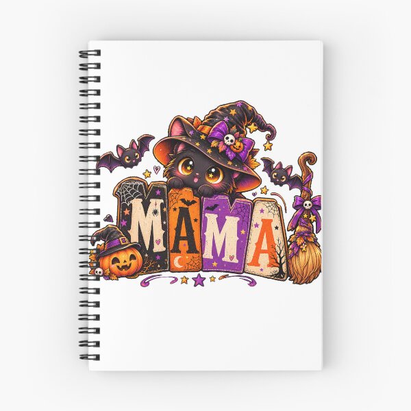 Item preview, Cute Black Cat Mama Halloween Witch  designed and sold by QuiteOrbit.