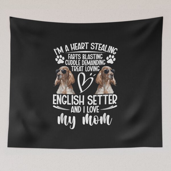 Item preview, English Setter Mom Heart Stealing Funny Dog Lover Sunglasses designed and sold by abig-eiyana.
