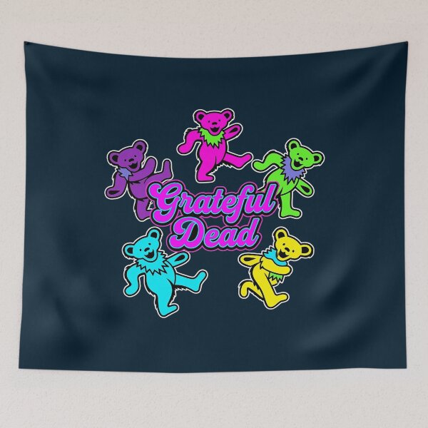 Item preview, Grateful Dead Colorful Dancing Bears designed and sold by DasDirkDesign.